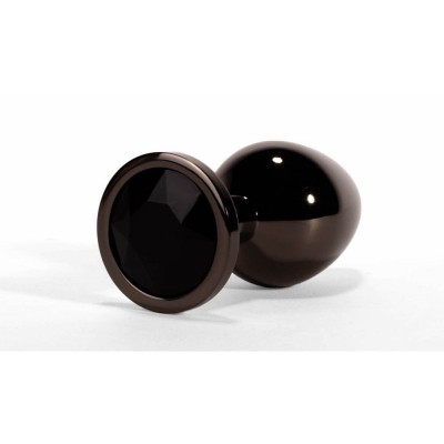 Butt Plug With Jewel Secret Shine Large Coal