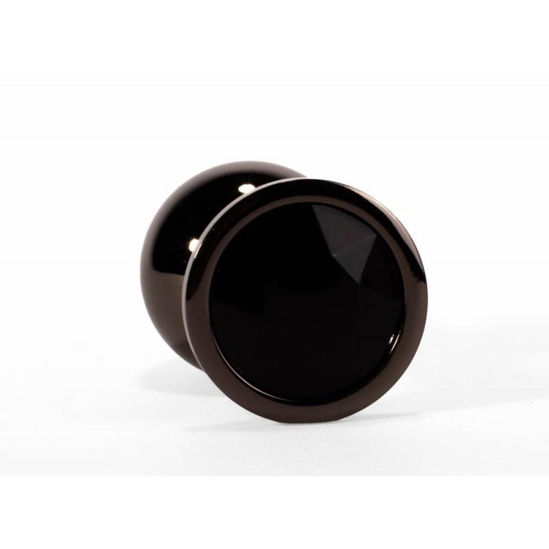 Butt Plug With Jewel Secret Shine Large Coal
