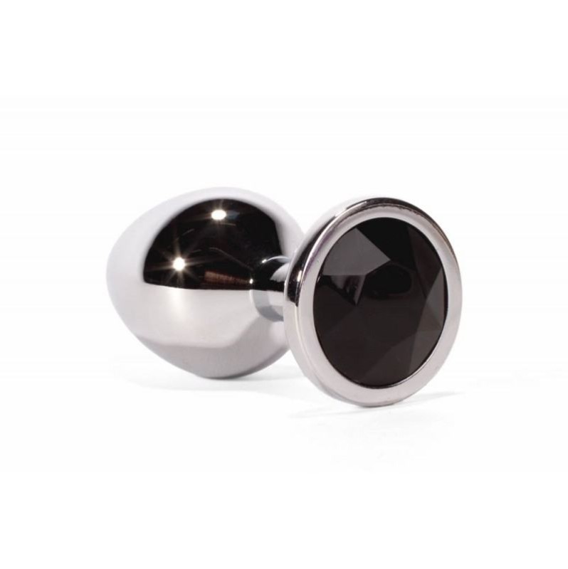 Butt Plug With Jewel Secret Shine Large Black