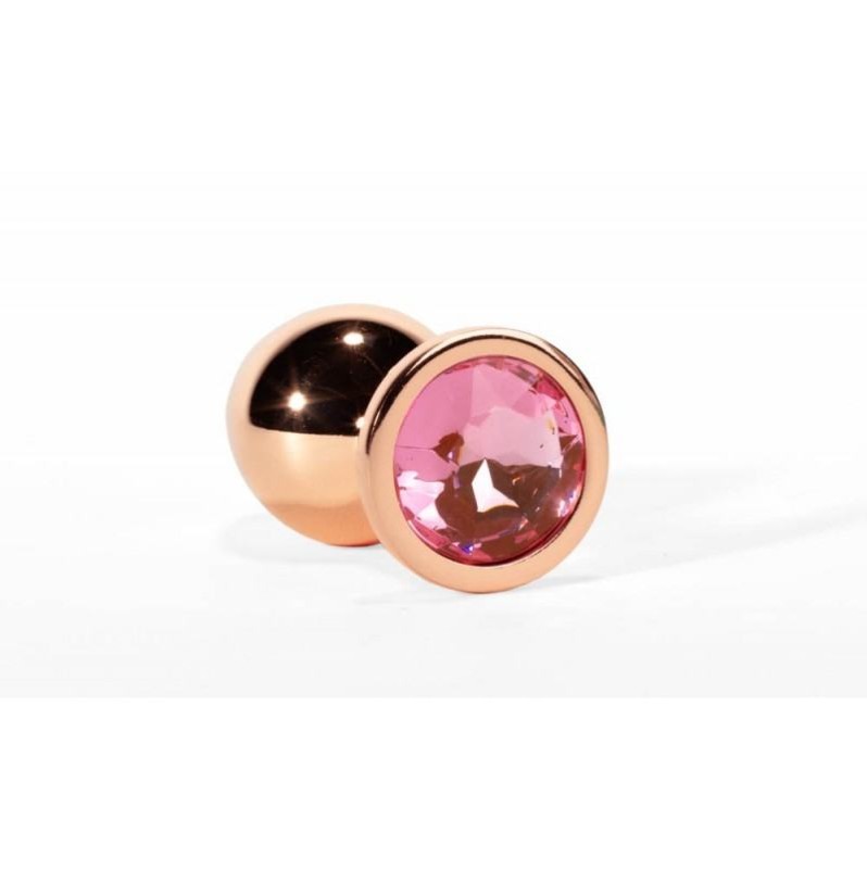 Butt Plug With Jewel Secret Shine Large Pink