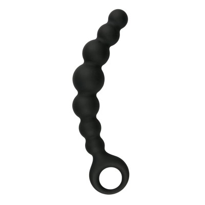 Beaded Anal Plug Easytoys Black Beaded Anal Plug Easytoys Black