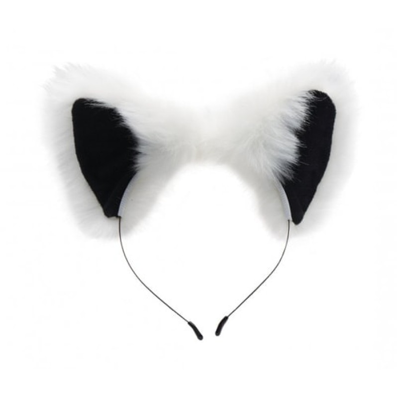 White Fox Tail and Ears Set Tailz White