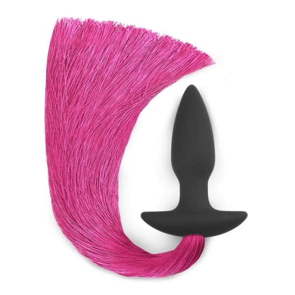 Butt Plug with Pony Tail Lovetoy Pink