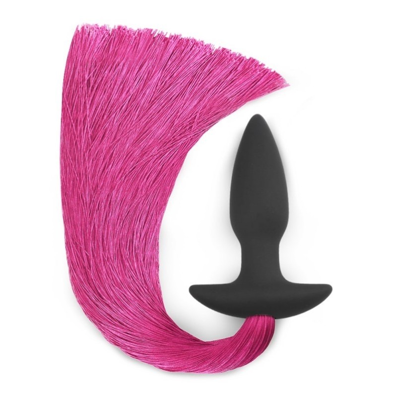 Butt Plug with Pony Tail Lovetoy Pink