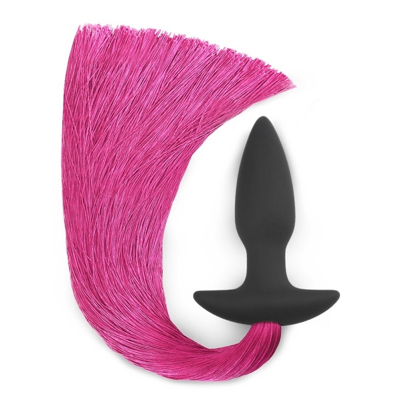 Butt Plug with Pony Tail Lovetoy Pink