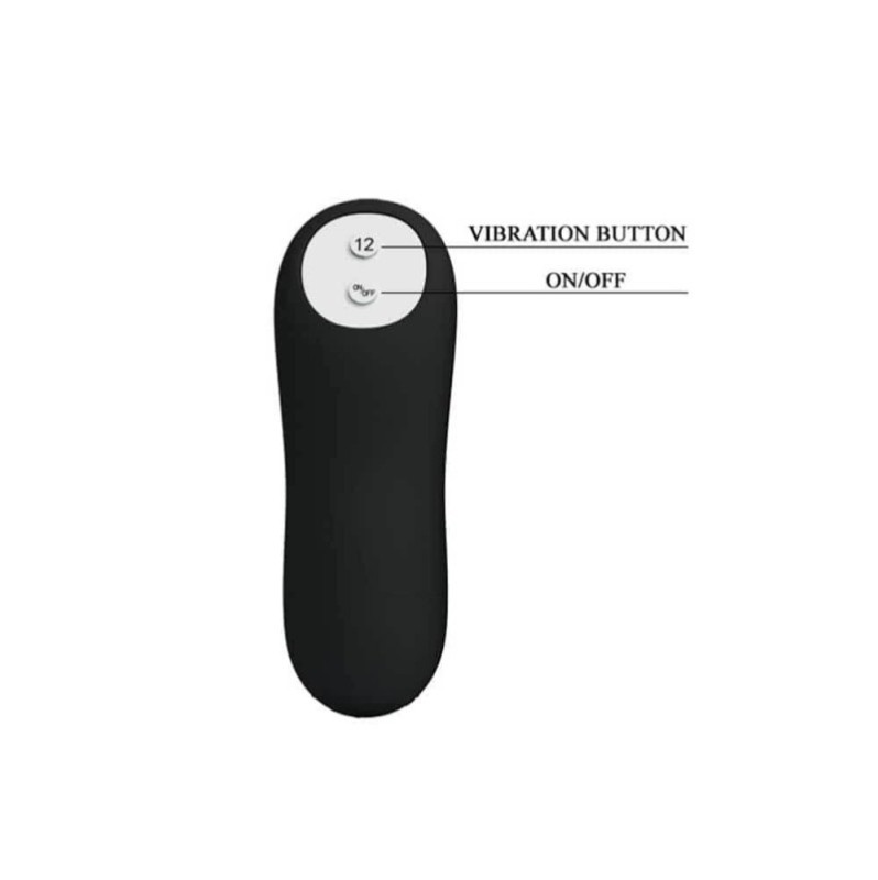 Butt Plug With Remote Control Pretty Love Special Anal Stimulation Black