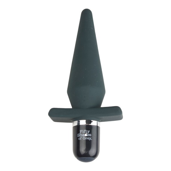 Vibrating Butt Plug 50 Shades of Grey Black