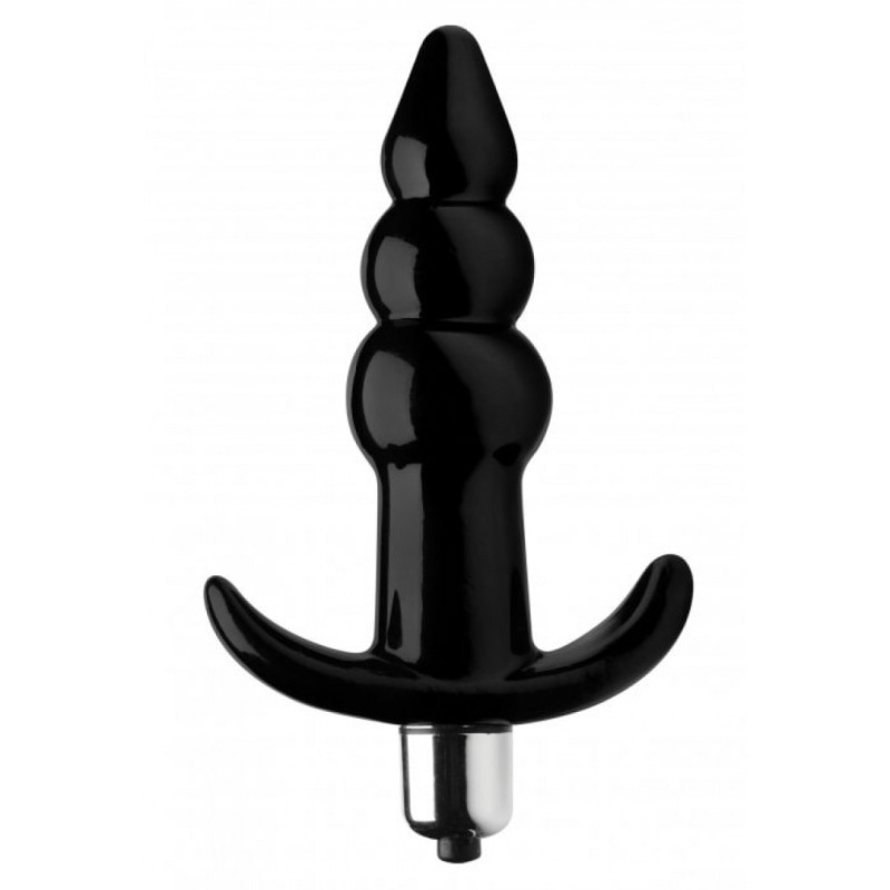 Vibrating Butt Plug Frisky Bubbly Black