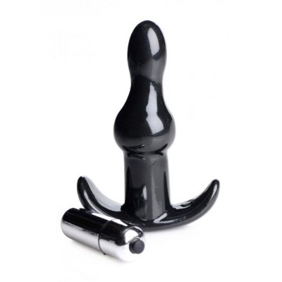 Vibrating Butt Plug Frisky Bumpy Black