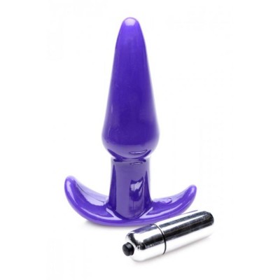 Vibrating Butt Plug Frisky Smooth Purple
