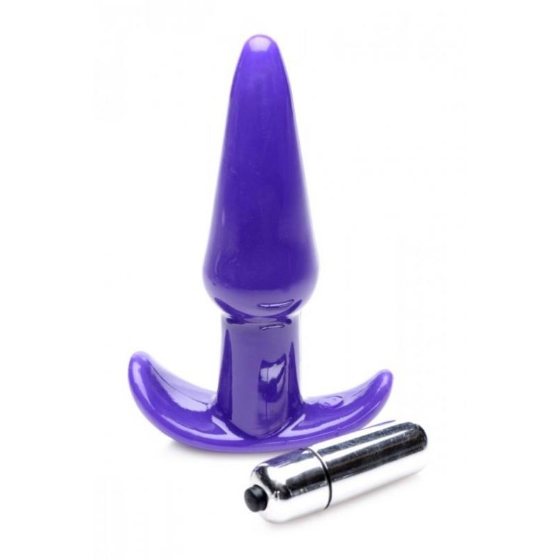 Vibrating Butt Plug Frisky Smooth Purple