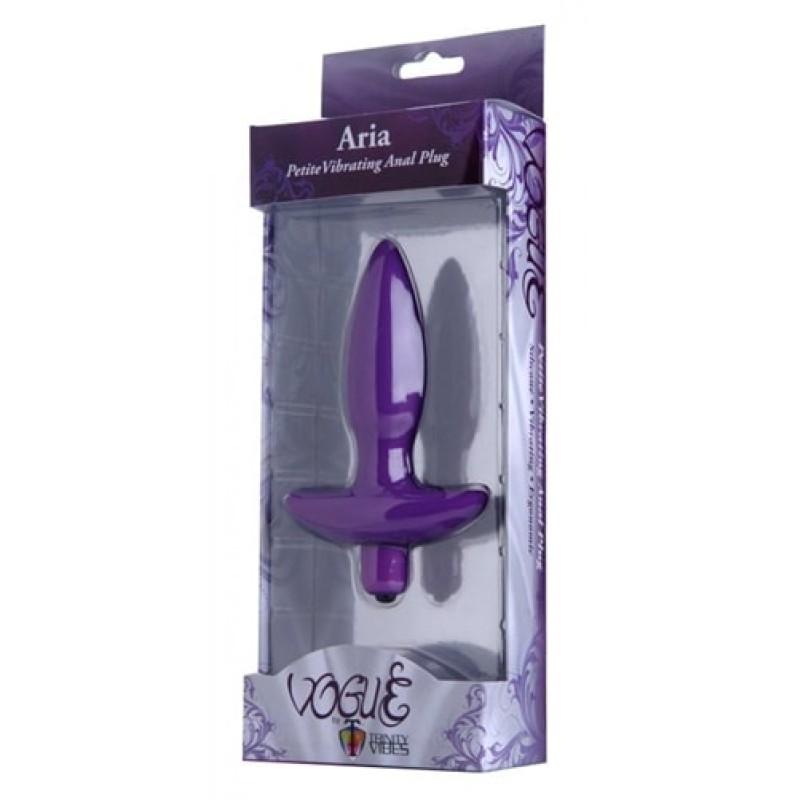 Vibrating Butt Plug Trinity Vibes Aria Purple Vibrating Butt Plug Trinity Vibes Aria Purple