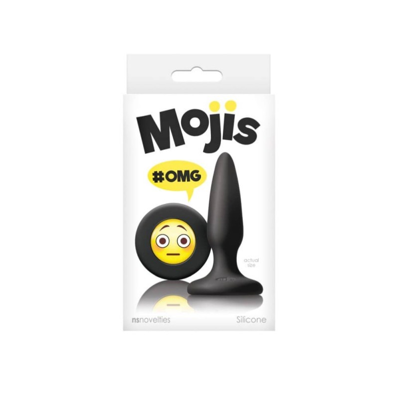 Butt Plug Moji's OMG Black