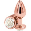 Butt Plug NSnovelties Rose Medium White