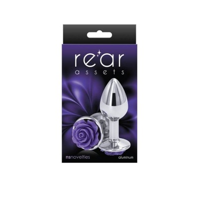 Butt Plug NSnovelties Rose Small Purple Butt Plug NSnovelties Rose Small Purple