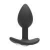 Butt Plug Ouch! Regular Diamond With Handle Black