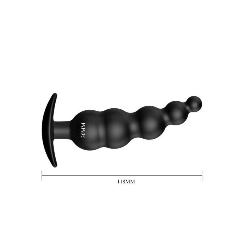 Anal Bubble Plug Pretty Love Black