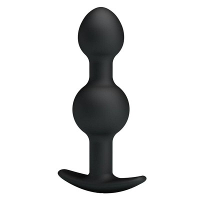 Butt Plug Pretty Love Heavy Balls Small Black Butt Plug Pretty Love Heavy Balls Small Black
