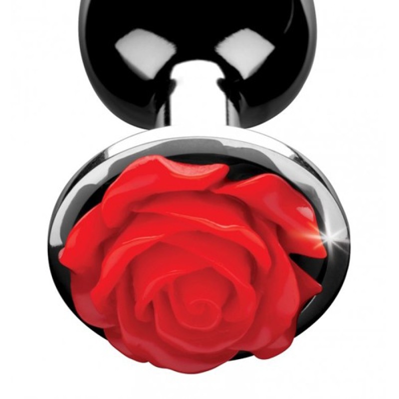 Πρωκτική Σφήνα Red Rose Small Κόκκινη Πρωκτική Σφήνα Red Rose Small Κόκκινη