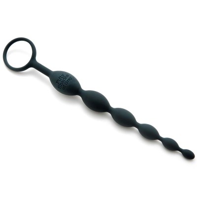 Anal Beads 50 Shades Of Grey Black Anal Beads 50 Shades Of Grey Black