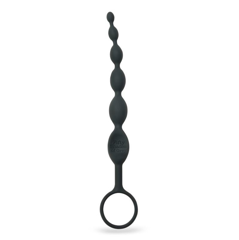 Anal Beads 50 Shades Of Grey Black