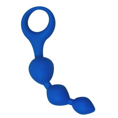 Anal Beads Alive Anal Chain Triball Blue
