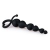 Anal Beads Easytoys Heart Handle Black