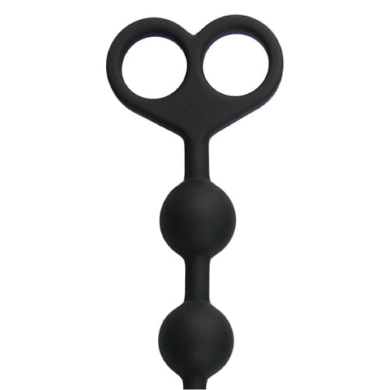 Long Anal Beads Easytoys Black