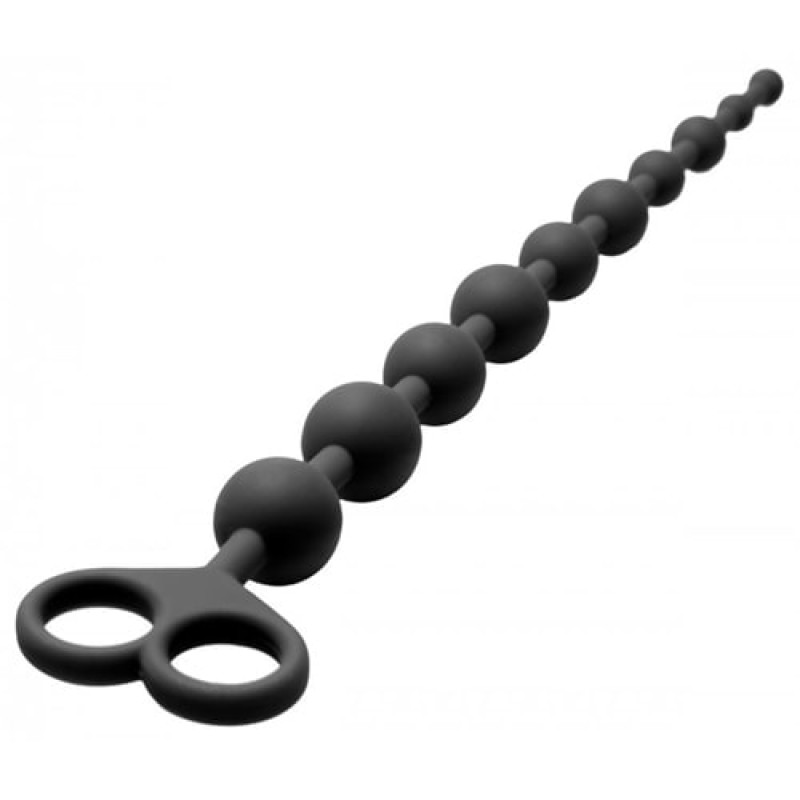 Anal Beads Frisky Captivate Me 10 Beads Black Anal Beads Frisky Captivate Me 10 Beads Black