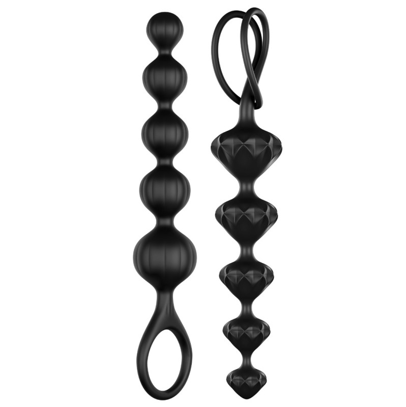 Anal Beads Satisfyer Set Of 2 Black