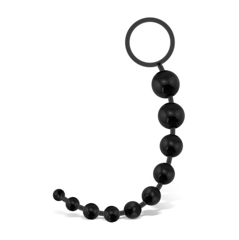 Silicone Anal Beads Black