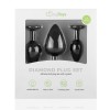 Butt Plug With Jewel Set Easytoys Diamond Black