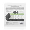 Butt Plug With Jewel Set Easytoys Diamond Black