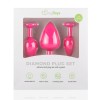 Butt Plug With Jewel Set Easytoys Diamond Pink