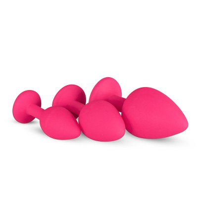 Butt Plug With Jewel Set Easytoys Diamond Pink Butt Plug With Jewel Set Easytoys Diamond Pink