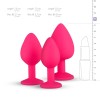 Butt Plug With Jewel Set Easytoys Diamond Pink Butt Plug With Jewel Set Easytoys Diamond Pink