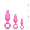 Butt Plug With With Pull Ring Set Easytoys Pink Butt Plug With With Pull Ring Set Easytoys Pink