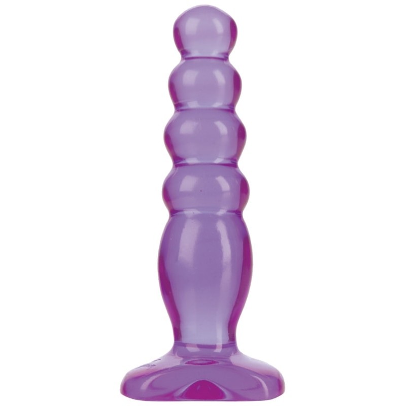 Πρωκτικό Dildo Crystal Jellies Anal Delight 14.5cm Μοβ