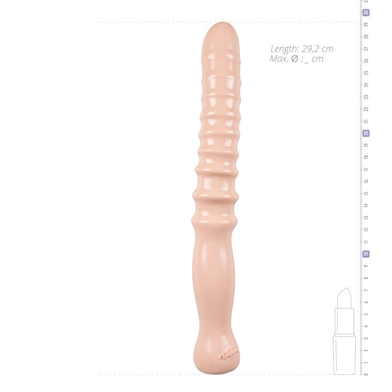 Πρωκτικό Dildo Doc Johnson Anal Twist 28cm Μπεζ Πρωκτικό Dildo Doc Johnson Anal Twist 28cm Μπεζ