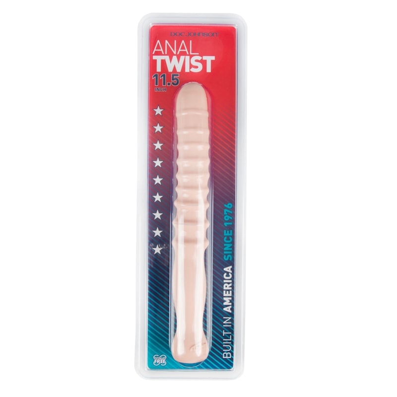 Πρωκτικό Dildo Doc Johnson Anal Twist 28cm Μπεζ Πρωκτικό Dildo Doc Johnson Anal Twist 28cm Μπεζ