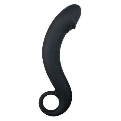 Prostate Dildo Easytoys 17.5cm Black Prostate Dildo Easytoys 17.5cm Black