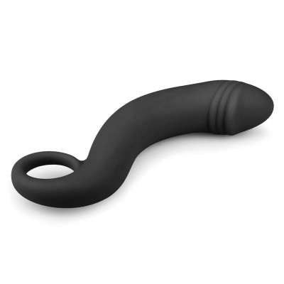 Prostate Dildo Easytoys 17.5cm Black Prostate Dildo Easytoys 17.5cm Black