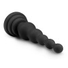 Anal Dildo Easytoys Beaded Cone 16.5cm Black