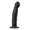 Πρωκτικό Dildo Με Βεντούζα Easytoys Silicone Suction Cup 14cm Μαύρο