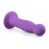 Πρωκτικό Dildo Με Βεντούζα Easytoys Silicone Suction Cup 14cm Μοβ