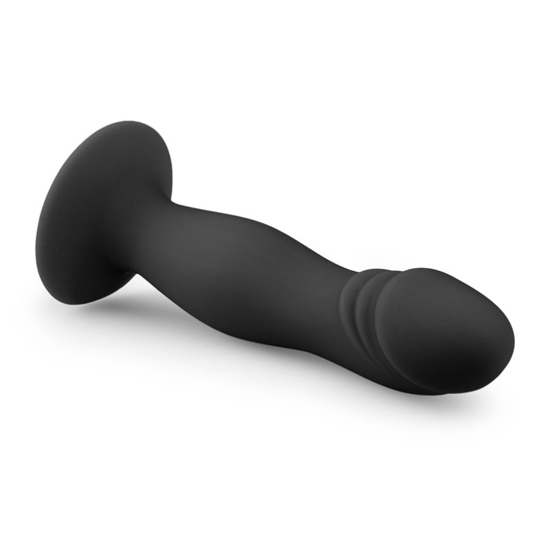 Πρωκτικό Dildo Με Βεντούζα Easytoys Silicone Suction Cup 15cm Μαύρο