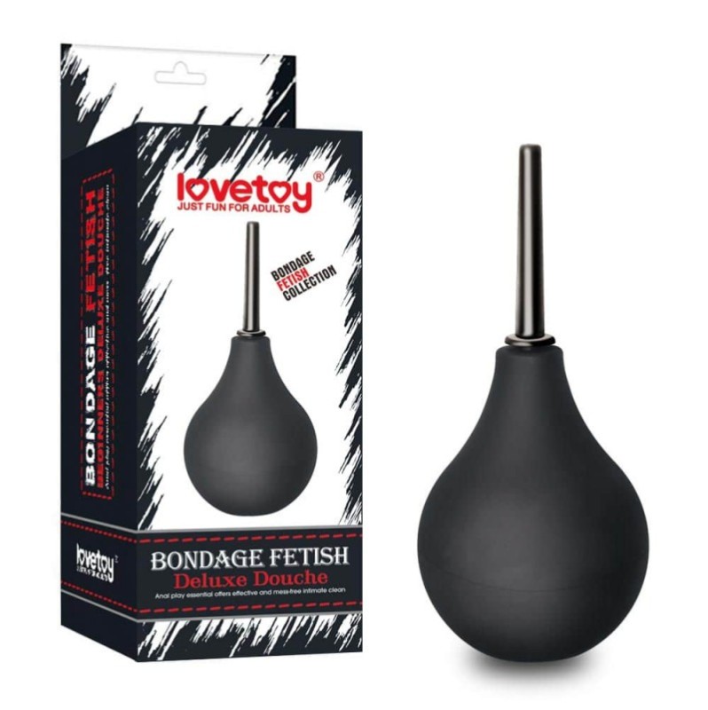 Anal Douche Lovetoy Bondage Fetish Deluxe Black