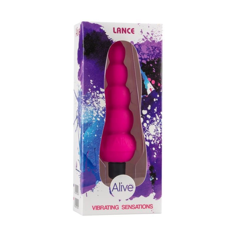 Πρωκτικός Δονητής Alive Silicone Butt Plug Lance Ροζ