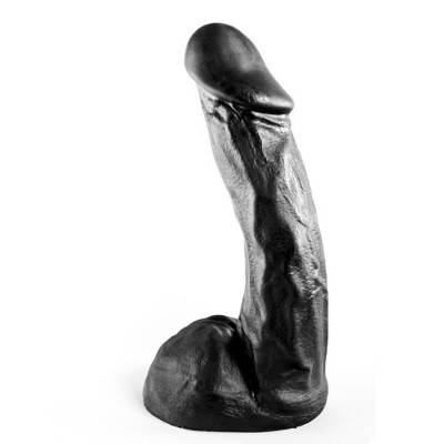 Realistic Dildo All Black AB23 30cm Black Realistic Dildo All Black AB23 30cm Black