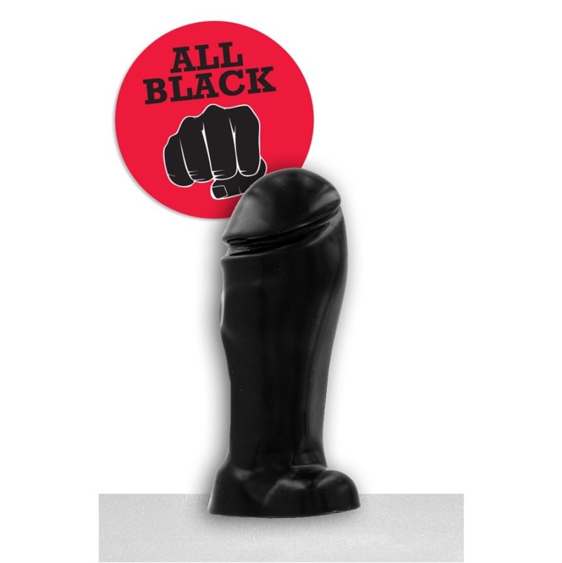 Realistic Dildo All Black AB48 22cm Black